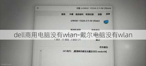 dell商用电脑没有wlan-戴尔电脑没有wlan