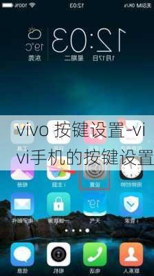 vivo 按键设置-vivi手机的按键设置