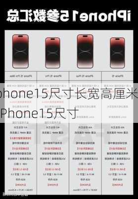 iphone15尺寸长宽高厘米-iPhone15尺寸