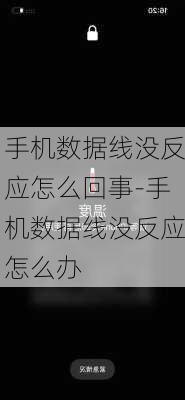 手机数据线没反应怎么回事-手机数据线没反应怎么办