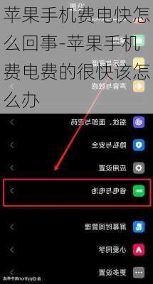苹果手机费电快怎么回事-苹果手机费电费的很快该怎么办