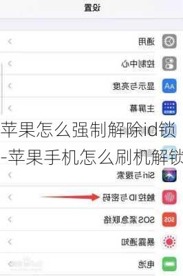 苹果怎么强制解除id锁-苹果手机怎么刷机解锁