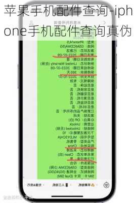 苹果手机配件查询-iphone手机配件查询真伪