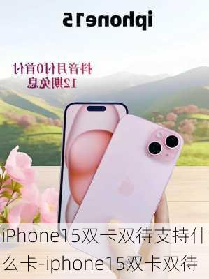 iPhone15双卡双待支持什么卡-iphone15双卡双待